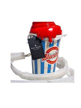 kate spade Red & Blue Slushie Party Cup crossbody bag